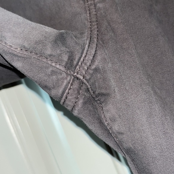 ADRIANO Goldschmied The Graduate tailored leg soft Jean pants dark gray 36x32 - Picture 6 of 17